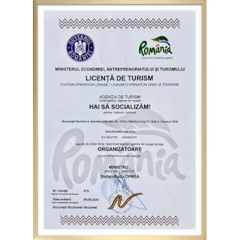 Licenta agentia de turism Hai sa socializam!